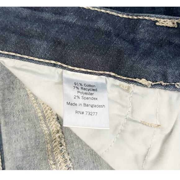 SO Dark Wash Distressed High Rise Curvy Jegging Womens Juniors Size 7/28 - Picture 5 of 8